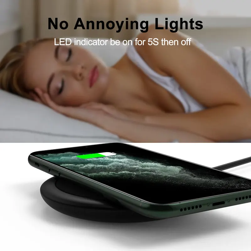 15 Вт Qi Беспроводной Зарядное устройство для Ulefone Power 7E 7 6 6s 6E Быстрая Зарядка