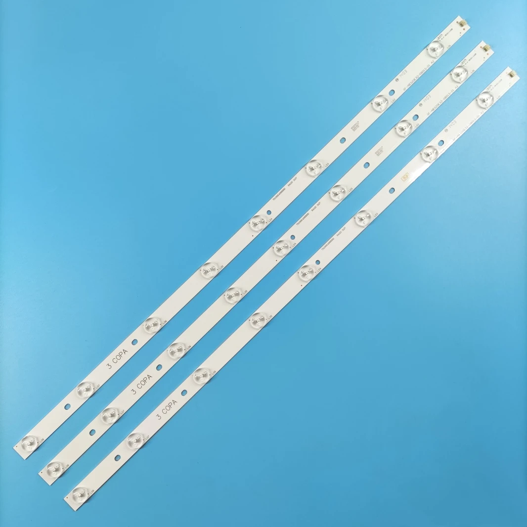 

LED backlight strip 8 lamp for BBK 32LEM-1003/T2C RF-AB320E32-0801S-01 TK97K4000000 T320XVN02.0 M320X13-E4-H (G3) LED32B16