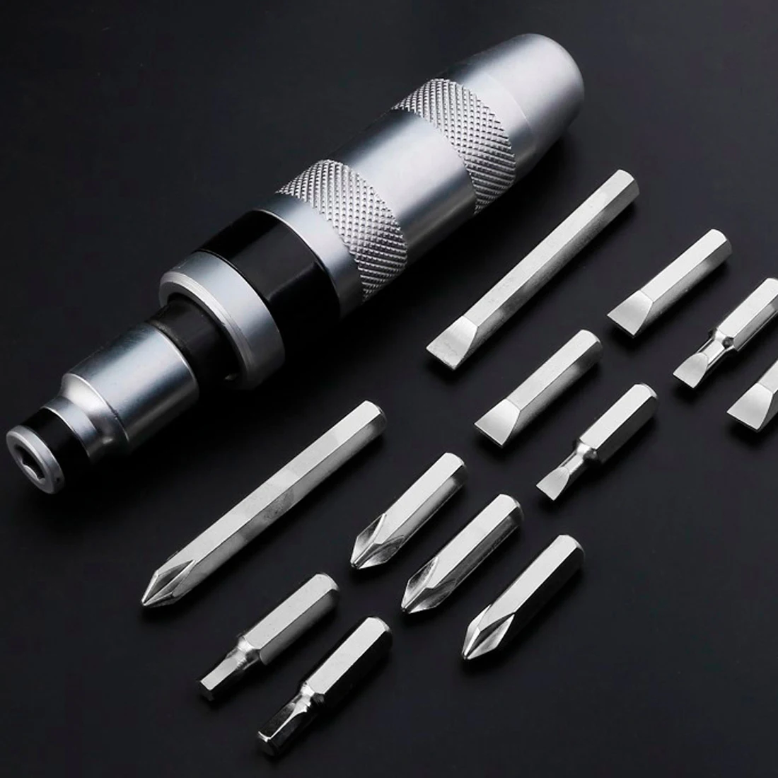 

7-13 PCS Professional Portable Impact Driver Screwdriver For Loosening Frozen Bolts And Stubborn Fasteners With Non-Slip Handle