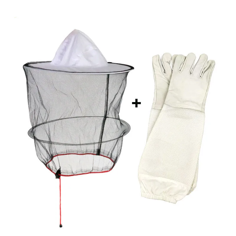1 set Beekeeping Gloves Anti-Bee Hat For Beekeeper Protect Tool Apiculture | Дом и сад