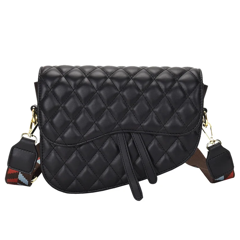 

2020 crossbar shoulder bag ins versatile advanced European and American retro underarm bag