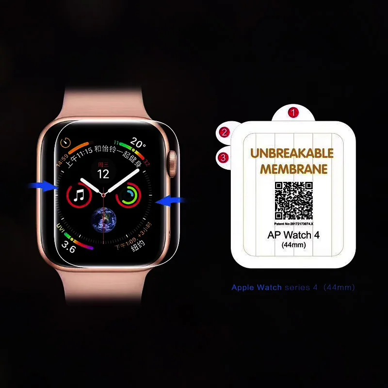 Мягкая Гидрогелевая 3d-пленка для Apple watch S8 защитная пленка с полным покрытием S7 41