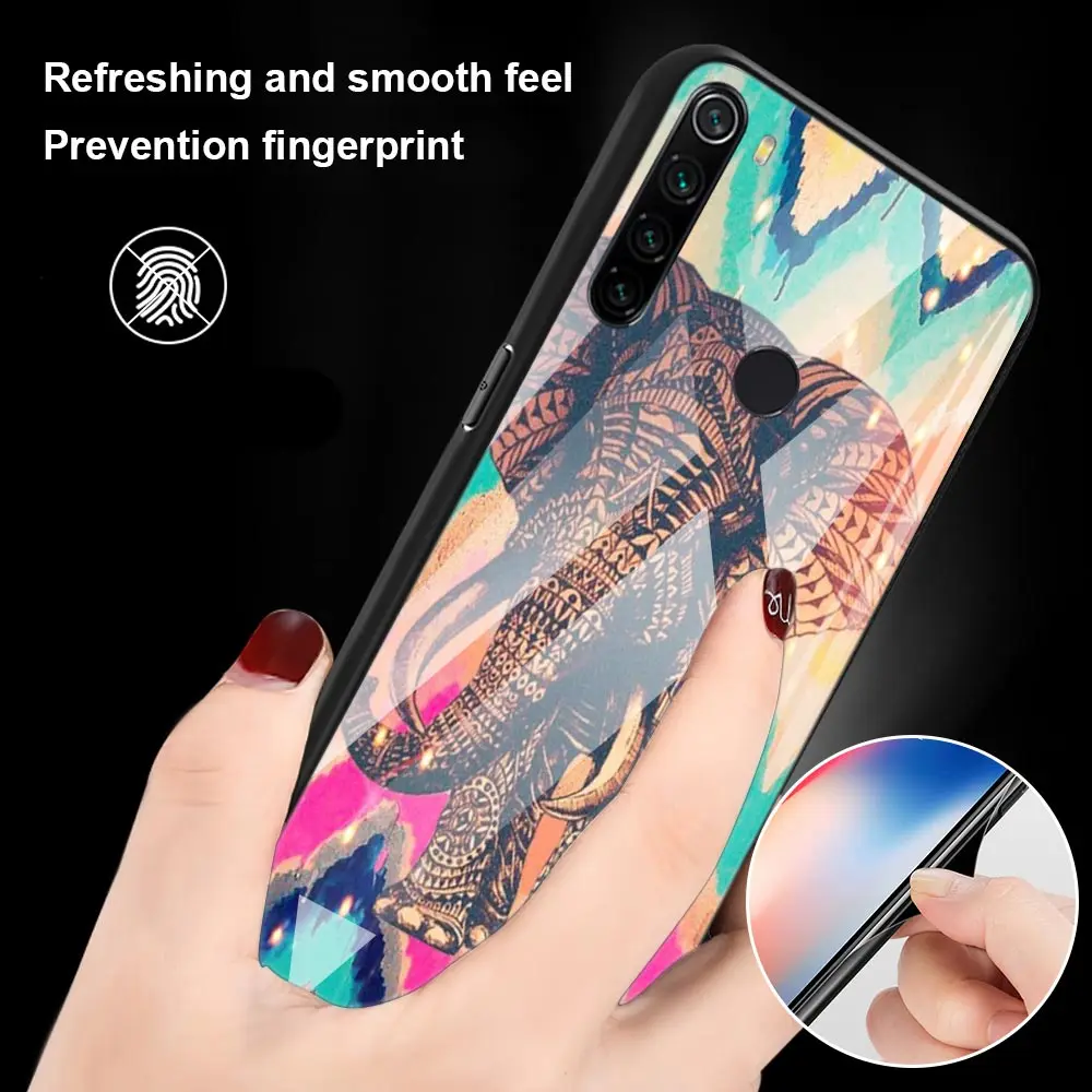 Тестовый стеклянный чехол для Xiaomi Redmi Note 8T 9S 7 8 9 K30 Pro Zoom Mi A3 CC9 9T 10 Lite 5G X2 Phone