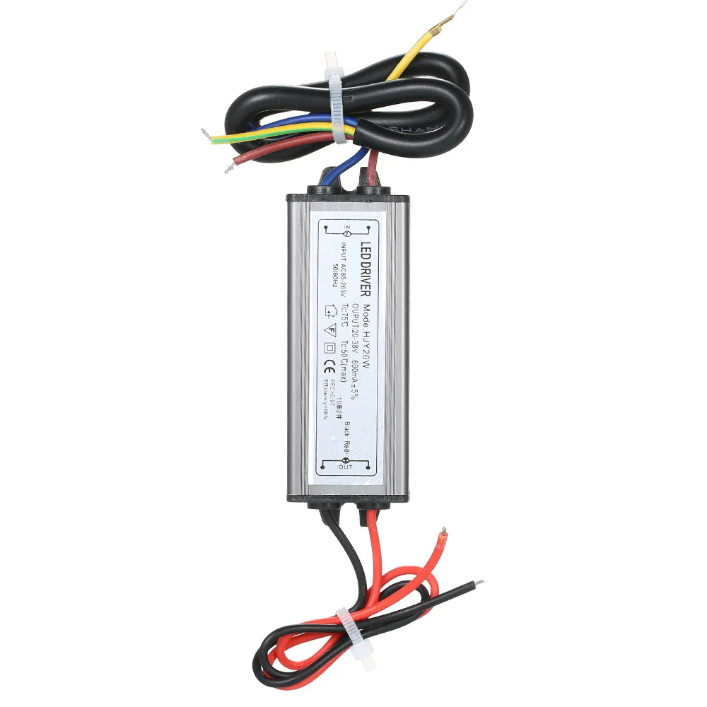 20 Вт постоянного тока Драйвер питания адаптер трансформатор переключатель для