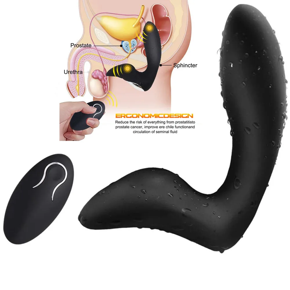 Массажер простаты вибратор для мужчин Анальная пробка стимулятор клитор