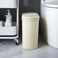 trash can bathroom zero press open waste bin garbage bin trash bag holder in the kitchen waste bins brush