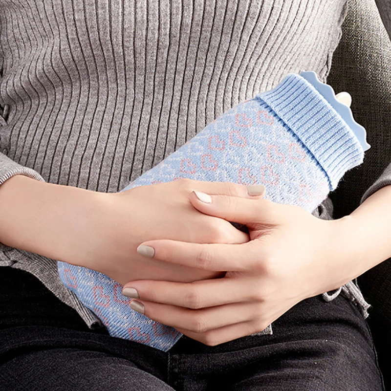 Грелка для рук в виде бутылки с горячей водой сумка воды крышкой силиконовая