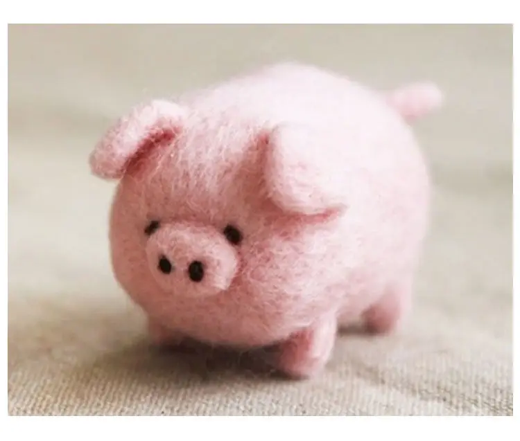 Милая панда сделай сам шерсть войлок креативное ремесло игрушка хомяк кукла