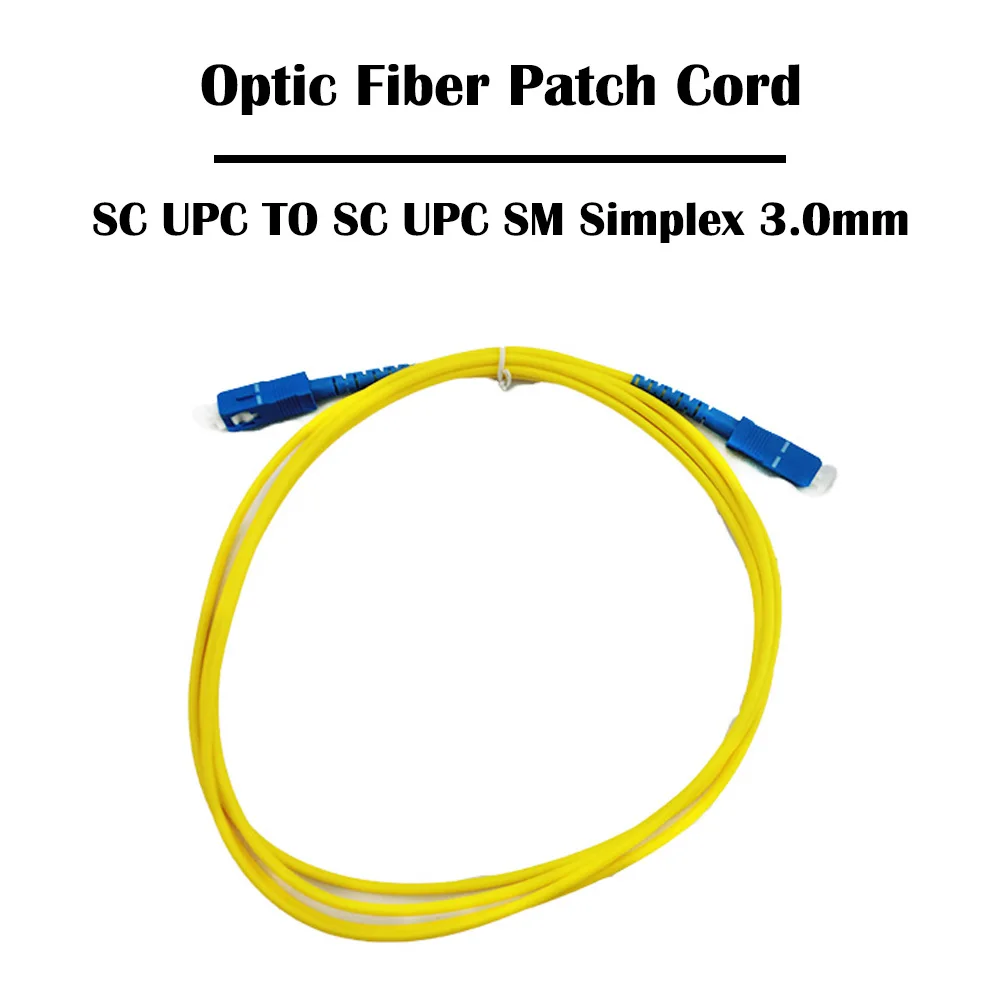 30 шт. SC-переходник 3 0 м до волоконный патч-корд SC ММ Simplex UPC/APC SM мм для