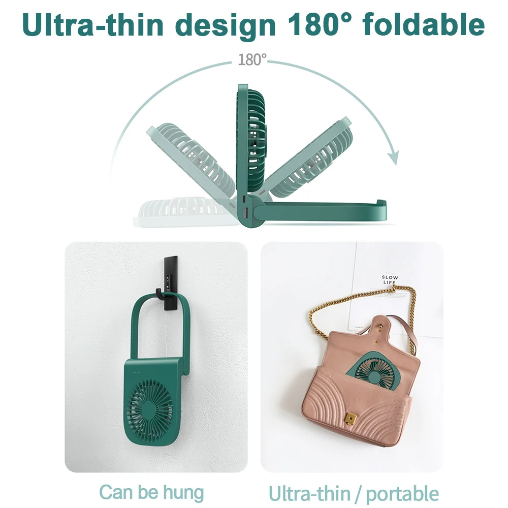 IHoven вентилятор с питанием от USB Настольный Мощность банка 4800 мА/ч Портативный