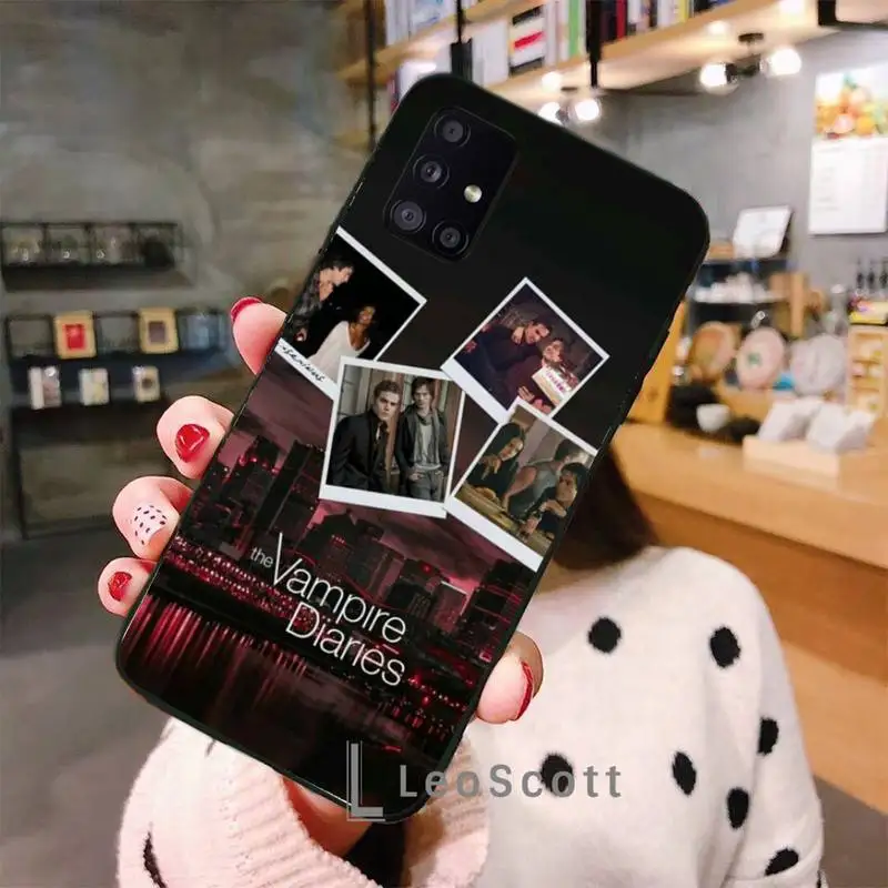 

Vampire Diaries Stefan Damon Phone Case For Samsung A40 A31 A50 A51 A71 A20E A20S S8 S9 S10 S20 Plus note 20 ultra