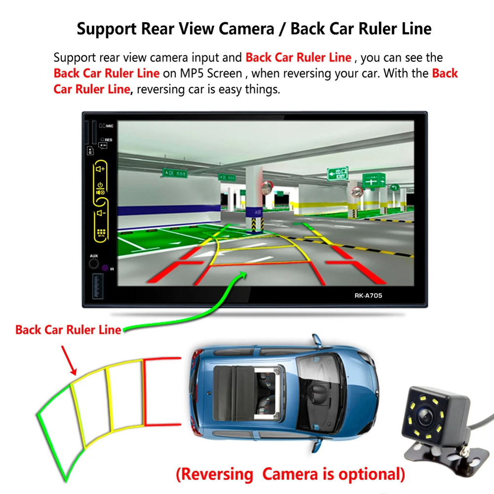 

GPS Radio Head Unit Bluetooth WiFi USB AUX 9216B Android 10.0 Car Stereo for Outdoor Personal Car Parts Decoration