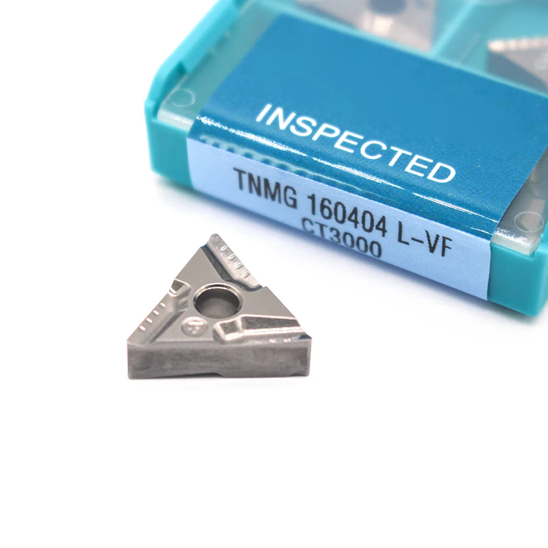 10 шт. TNMG160404 L/R VF CT3000 TNMG160408 R FS Cermet Grade карбидная вставка для токарного станка резак