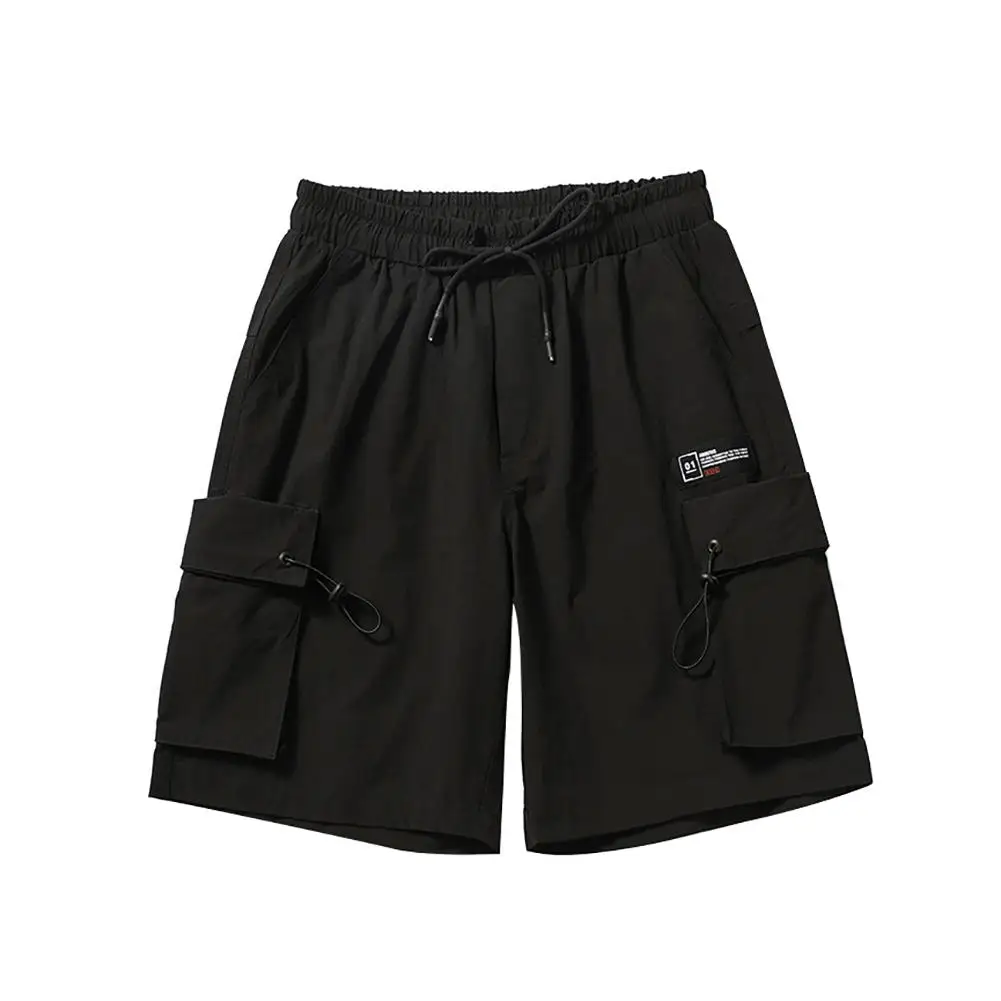 

Korean Men's Shorts Cargo 2021 Summer Harajuku men Streetwear Casual Pocket pants Classic Male Short Pants Trouers
