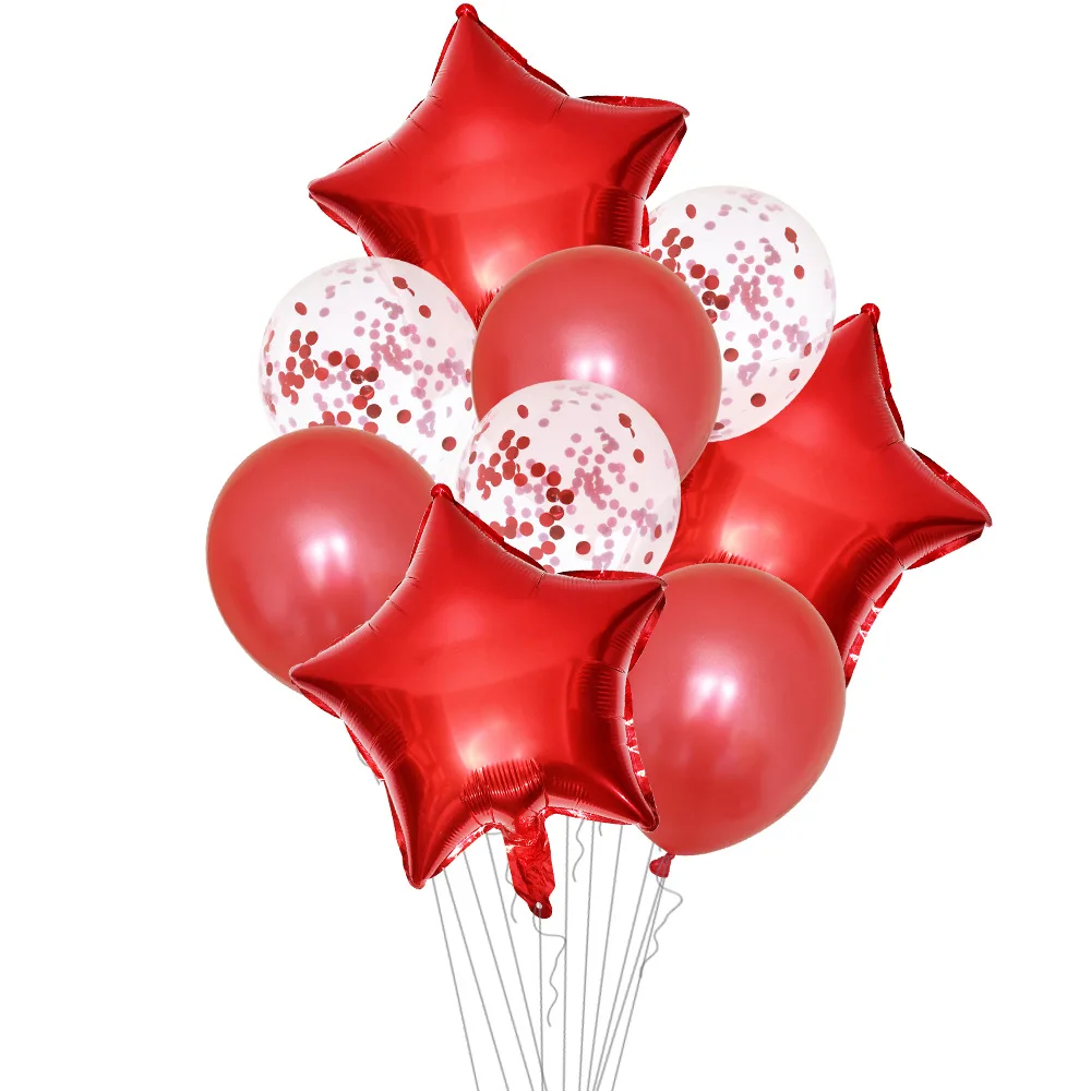 Синие воздушные шары украшение для дня рождения со звездами гелиевые украшения