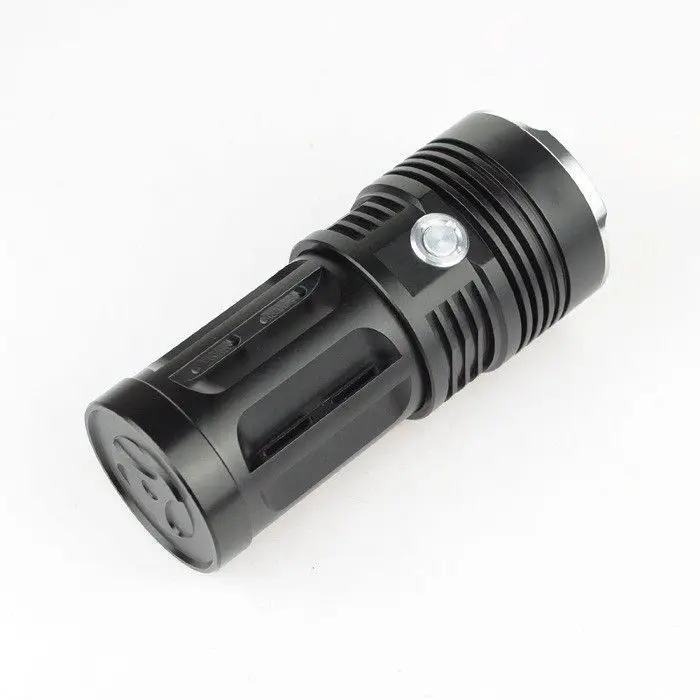 Мощный суперъяркий светодиодный фонарик 7XT6 фонафонарь 18650 лм для 4 батарей