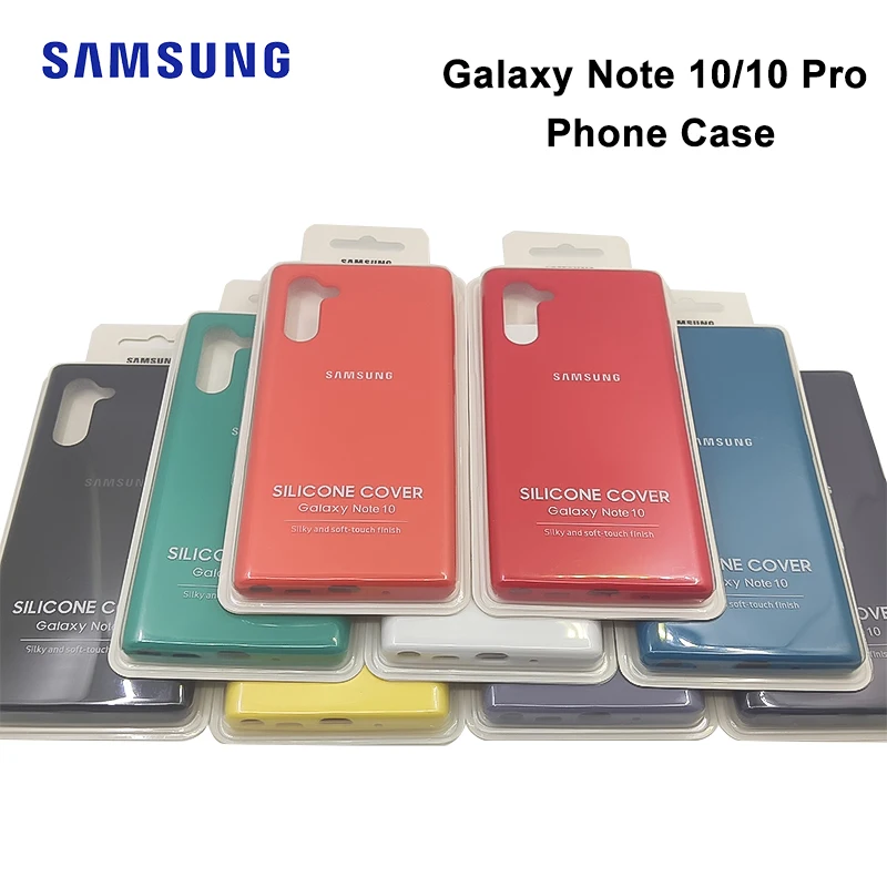 Чехол для Samsung Galaxy Note 10 plus из жидкого силикона шелковистый мягкий на ощупь чехол