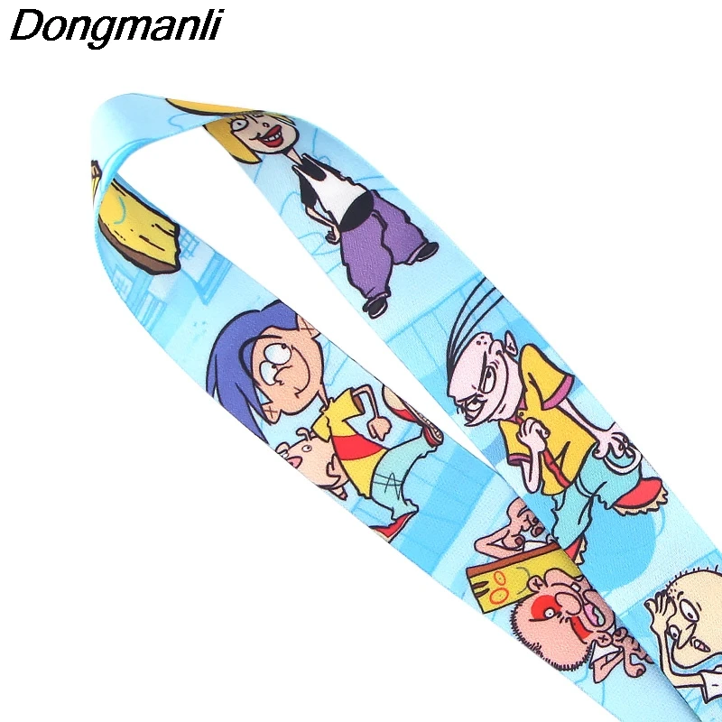 

K941 Plank and Johnny Cartoon Lanyard Phone Rope Keychains Phone Lanyard for Keys ID Card Lanyards For Men Women