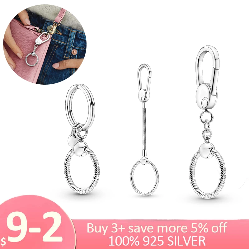 

Оригинальное женское кольцо для ключей в виде знака