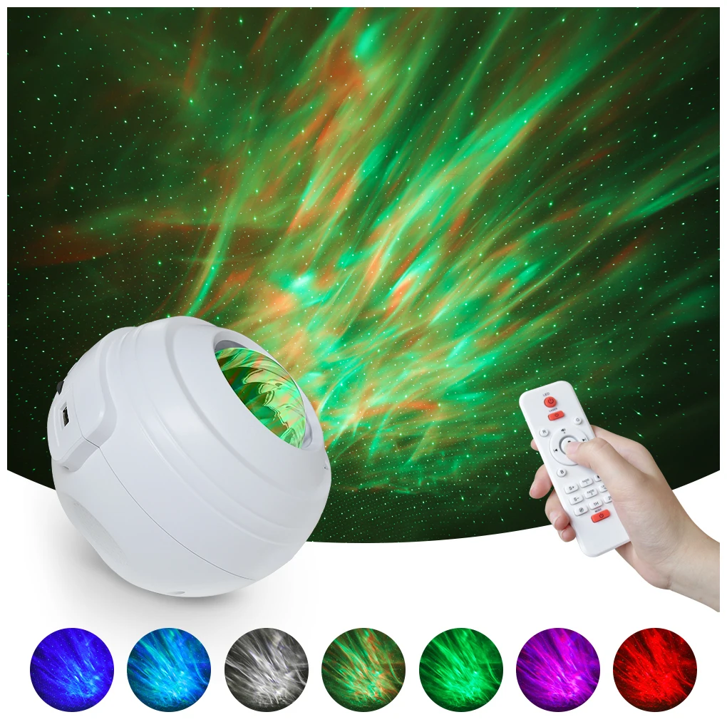 

Projector Starry Sky USB Player 6W LED Projection Lamp Bluetooth-compatible V5.0 110-220V Wedding Atmosphere RGB Lighting Light