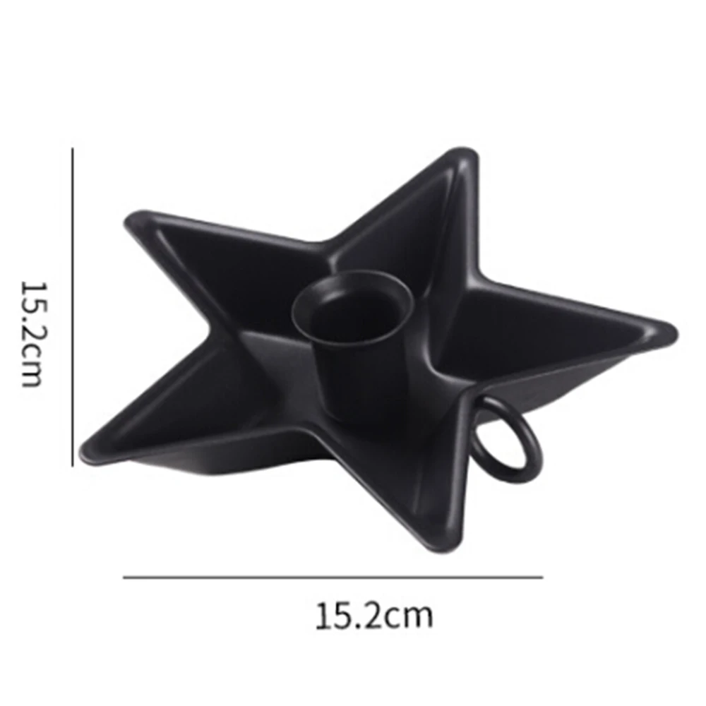 Звезда в форме сердца Рождественский подсвечник для дома железный металлический