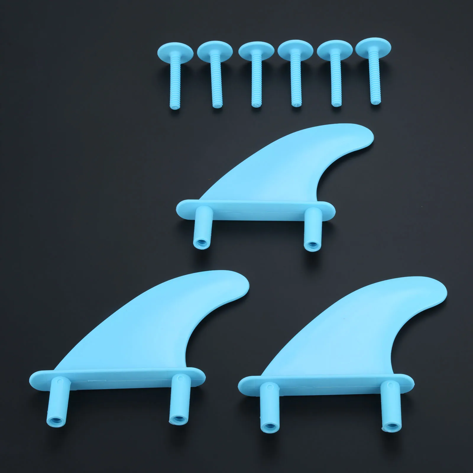 3 шт. Пластик с мягким верхом Плавник для серфинга производительность плавник