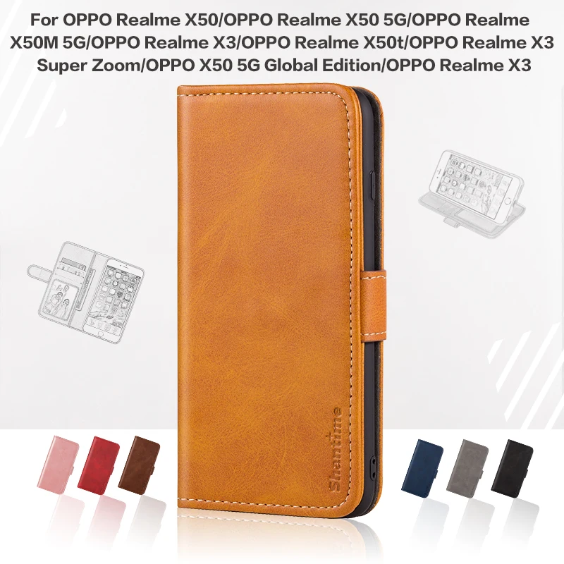 Чехол для OPPO Realme X50 X50t 5G X50M Global Edition чехол кошелек X3 Super Zoom чехол|Чехлы-портмоне| |