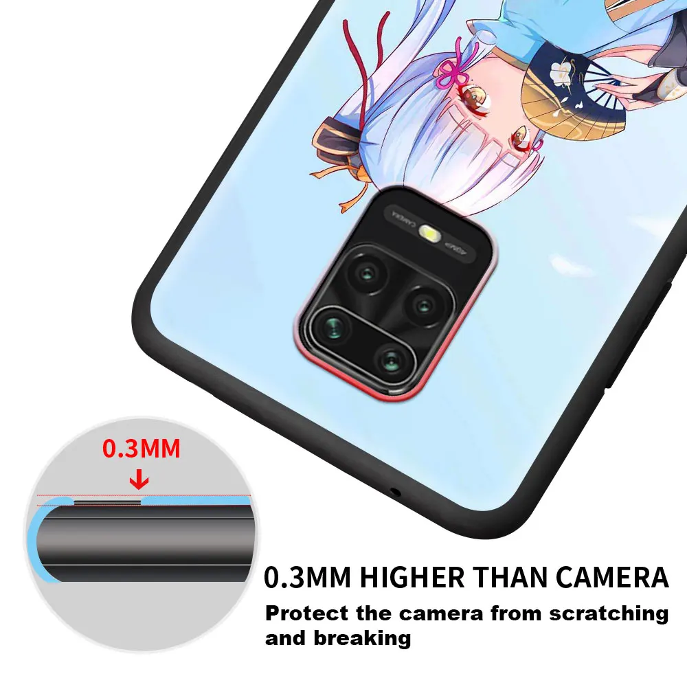 genshin impact phone case for xiaomi poco x3 nfc m3 pro f3 gt redmi note 10 9s 9 8 pro 9a 9c tpu black soft cover housing free global shipping