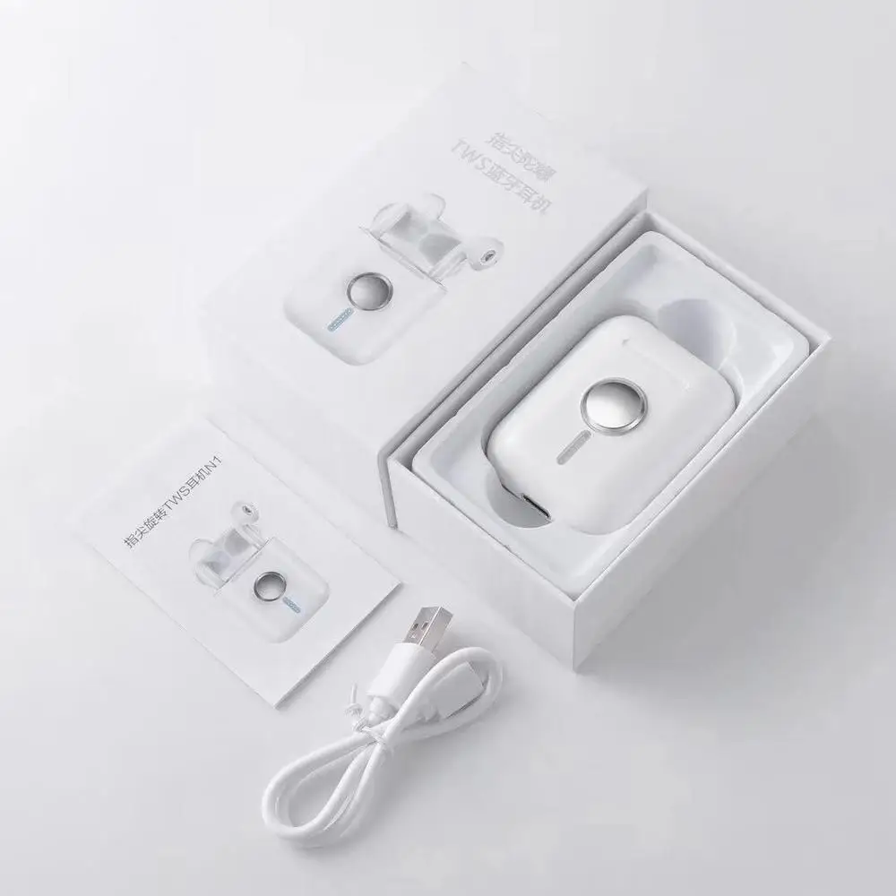 Беспроводные наушники Bluetooth 5 0 TWS Водонепроницаемые Наушники Модные Spinner