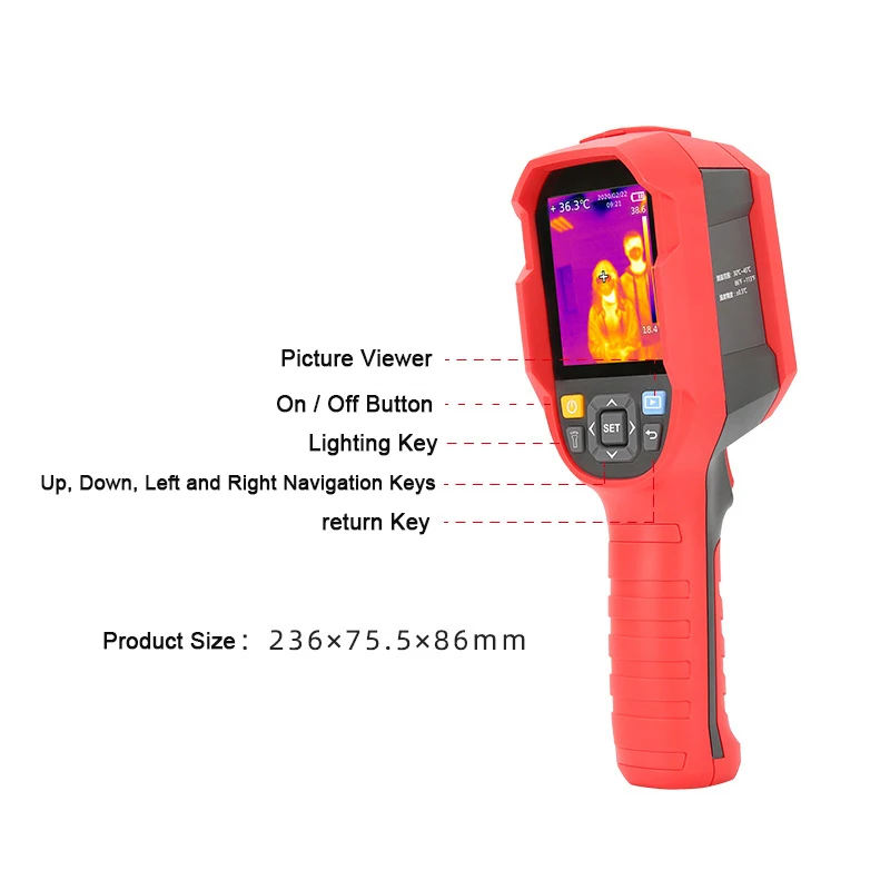 Инфракрасный Тепловизор для тела термометр датчик температуры высокого