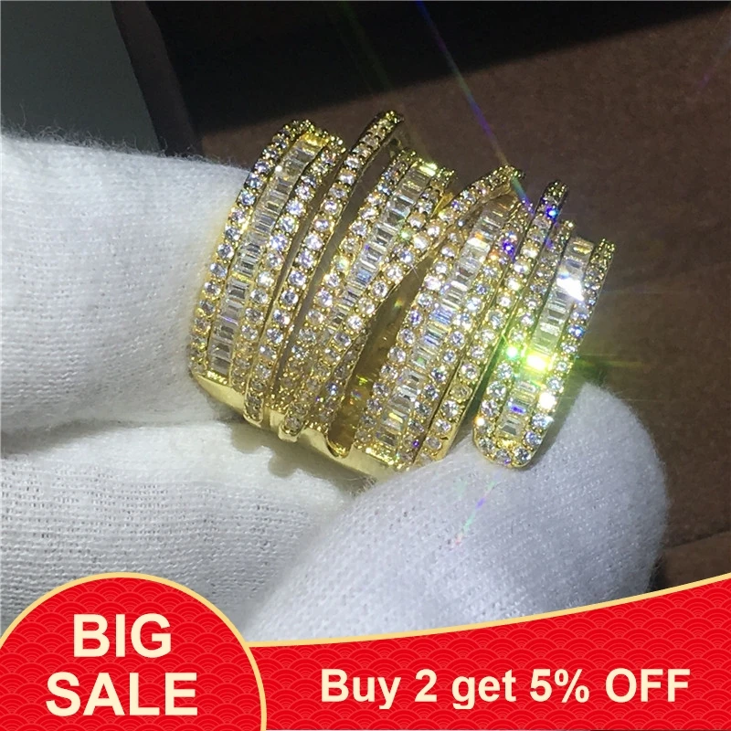 Женское кольцо из серебра 925 пробы с фианитом|Кольца| |