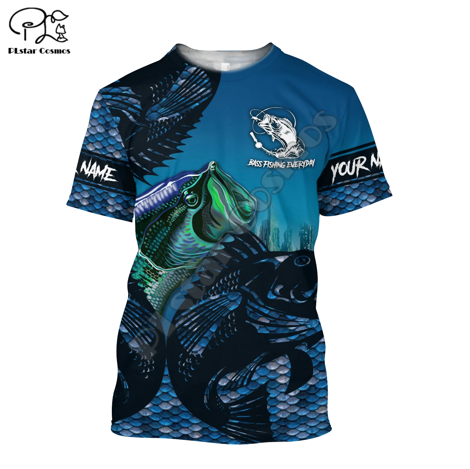 Летняя Повседневная забавная футболка PLstar Cosmos с рисунком животных Mahi рыболовный