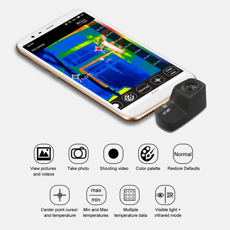 Hti HT 101 201infrared imager xr камера для обработки изображений Камера ИК Термальность