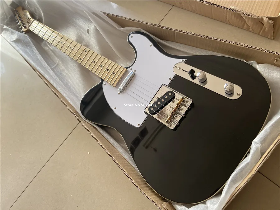 

Пользовательский логотип и серийный номер («pheirim», «paocaster», «64191019» черная электрогитара