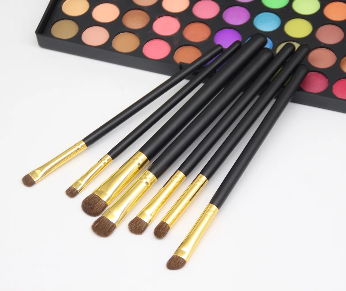 

Ofessional Makeup Brushes7 Pony BrushesWith Bag Foundation Natural Hair Eyeshadow Make Up Blush Beauty Tool Kit s