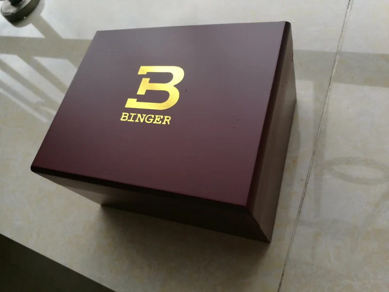 BINGER оригинальная деревянная коробка для часов