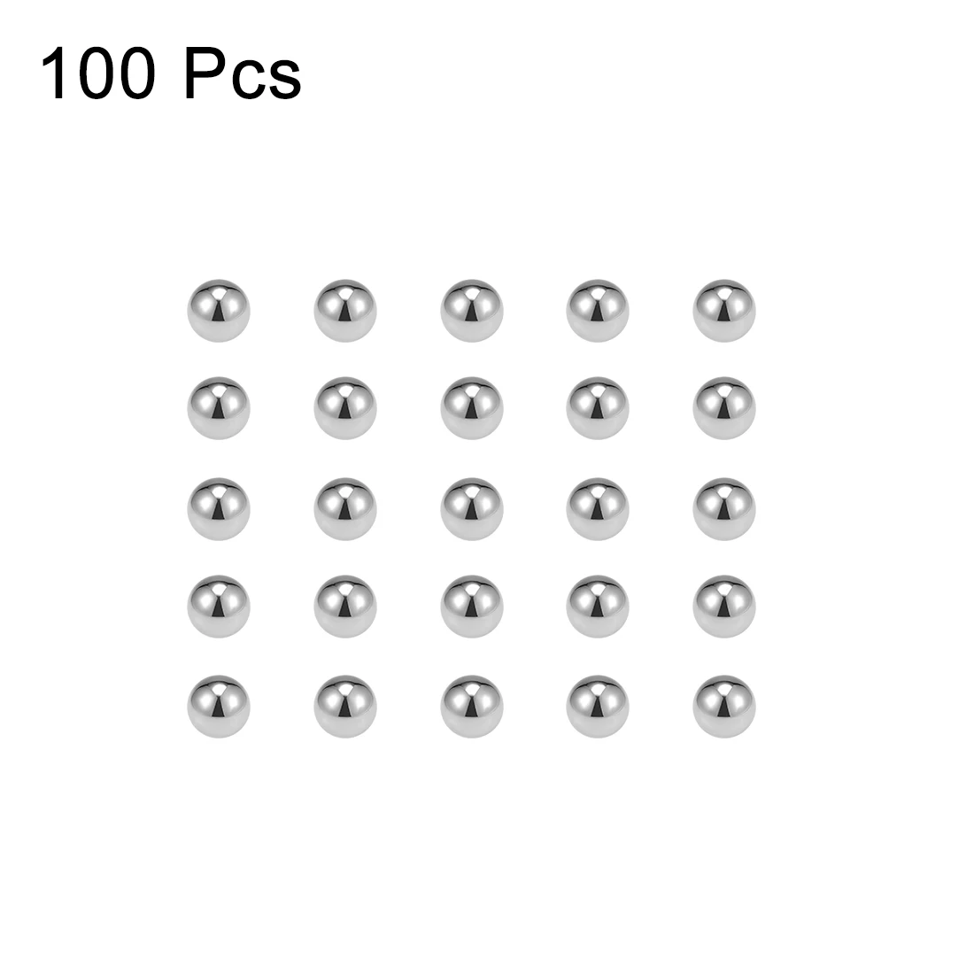 

uxcell Bearing Balls 7/32-inch Chrome Steel G25 Precision 60-63 HRC 100pcs