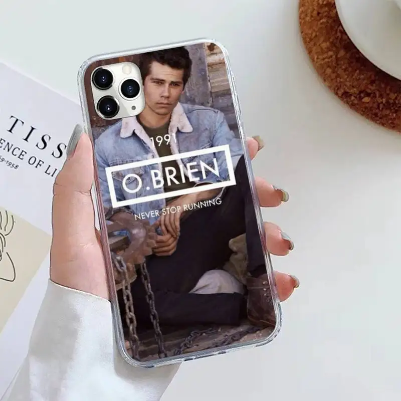 

Dylan O'Brien Teen Wolf tv Phone Case For iphone 12 5 5s 5c se 6 6s 7 8 plus x xs xr 11 pro max high quality protective coque