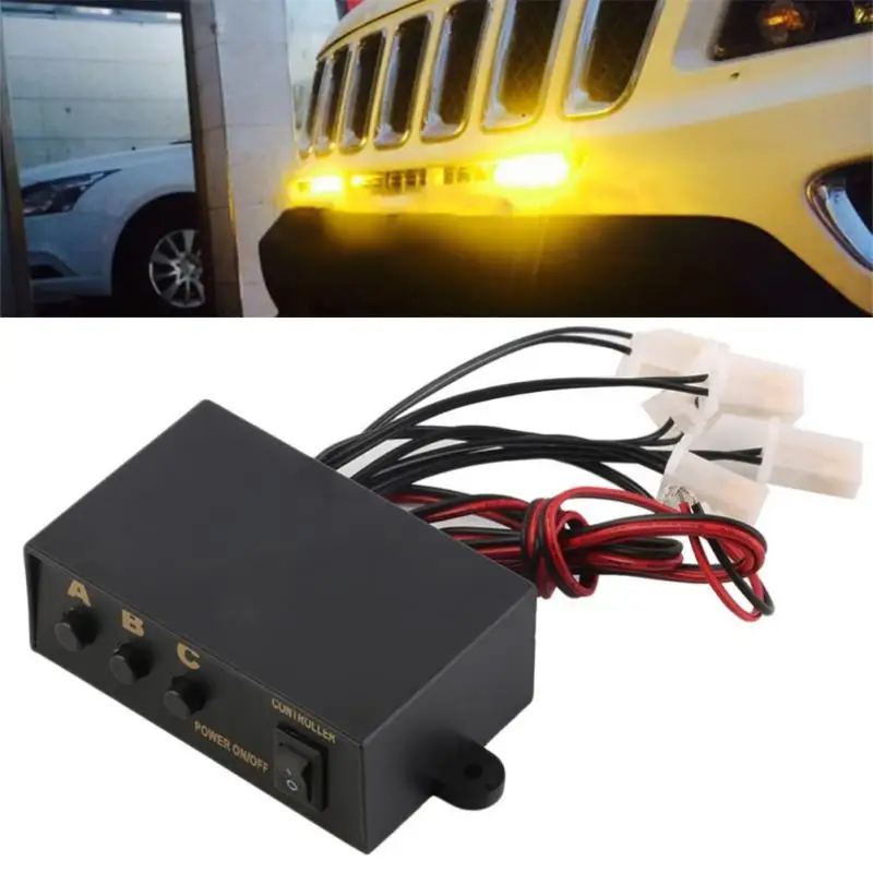 12V 6 выходов светодиодный мерцающий светильник 3 мигающих режимов контроллер