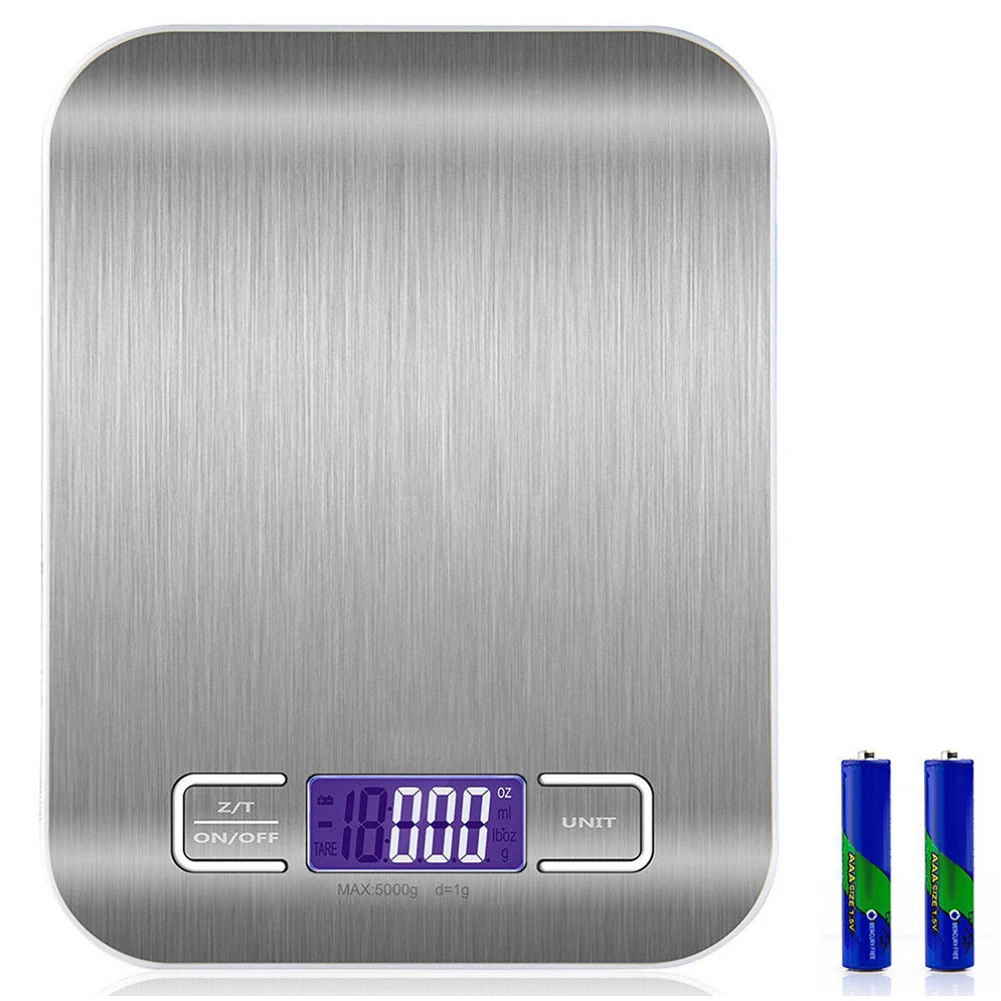 

Stainless Steel Kitchen Scale Household Electronic Scale High Precision Electronic Scale Baking Scale Household Kitchen Supplies