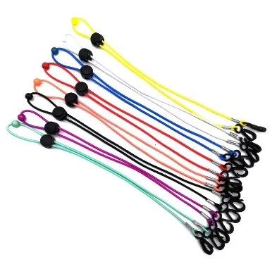 

70cm Adjustable Mask Lanyard Face Mask Extender Ear Savers Mask Strap Holder DIY Making Supplies Mask Sewing Elastic Band Cord