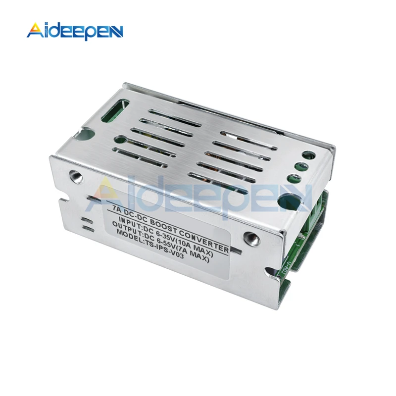 Повышающий преобразователь напряжения с оболочкой максимальный 200 Вт 10 А от 6-35 В