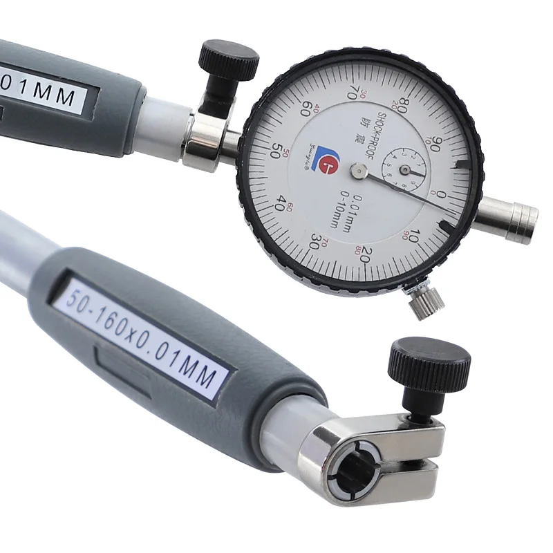 Dial Bore Gauge 50-160mm/0.01mm Aluminum Housing Metric Indicator for Engine Cylinder Internal Diameter Measuring Tools | Инструменты