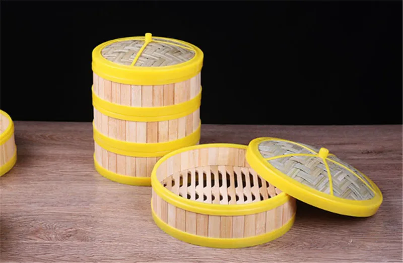 Бамбуковый деревянный отпариватель кухонная утварь рисовая корзина с тусклой