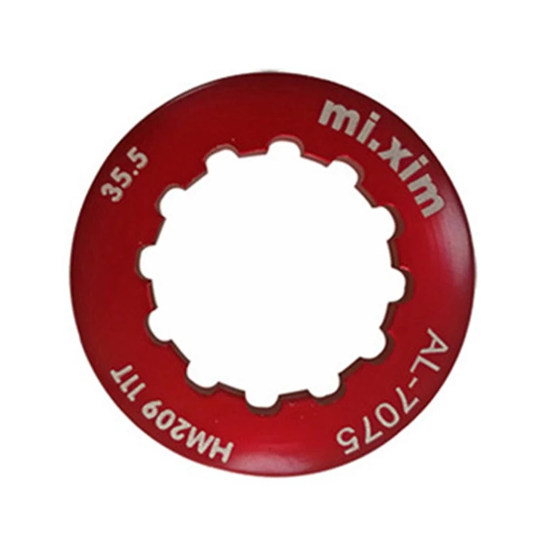 Алюминиевый сплав MTB зубчатый замок Кольцо велосипедный 11T кассета крышка