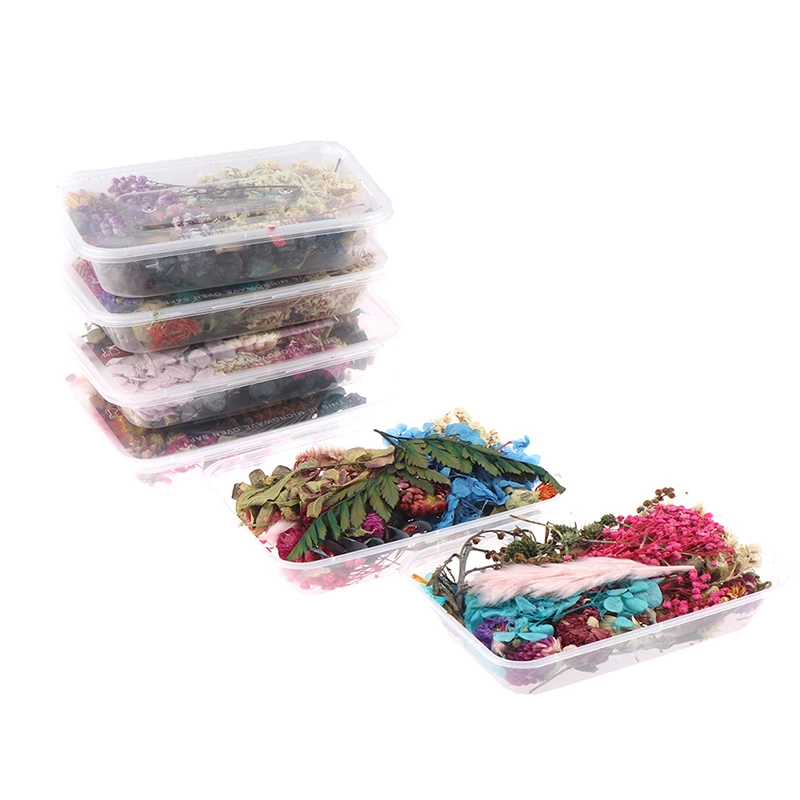 

1 Box Real Mix Dried Flower Dry Plants For Necklace Jewelry Making Craft DIY Accessories Aromatherapy Candle Epoxy Resin Pendant