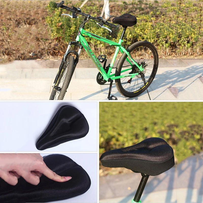 

Bicycle Saddle Silica Gel Bicycle Parts Cycling Seat Mat Bicycle Saddle Comfortable Cushion Seat Cover For Bike Soft Seat Cover