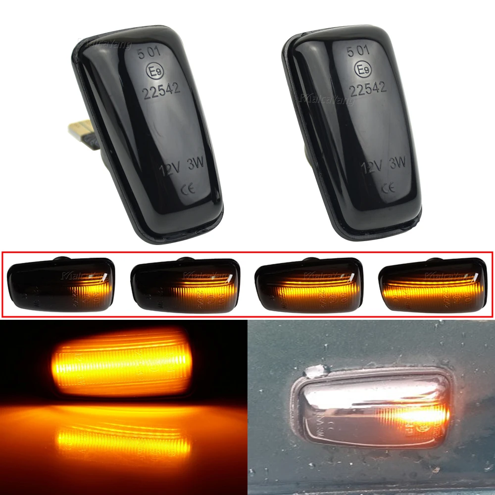 

Car Accessories Dynamic Blinker Led Turn Signal Side Marker Light For Citroen Berlingo Dispatch Jumpy Saxo Xantia Xsara Xm ZX