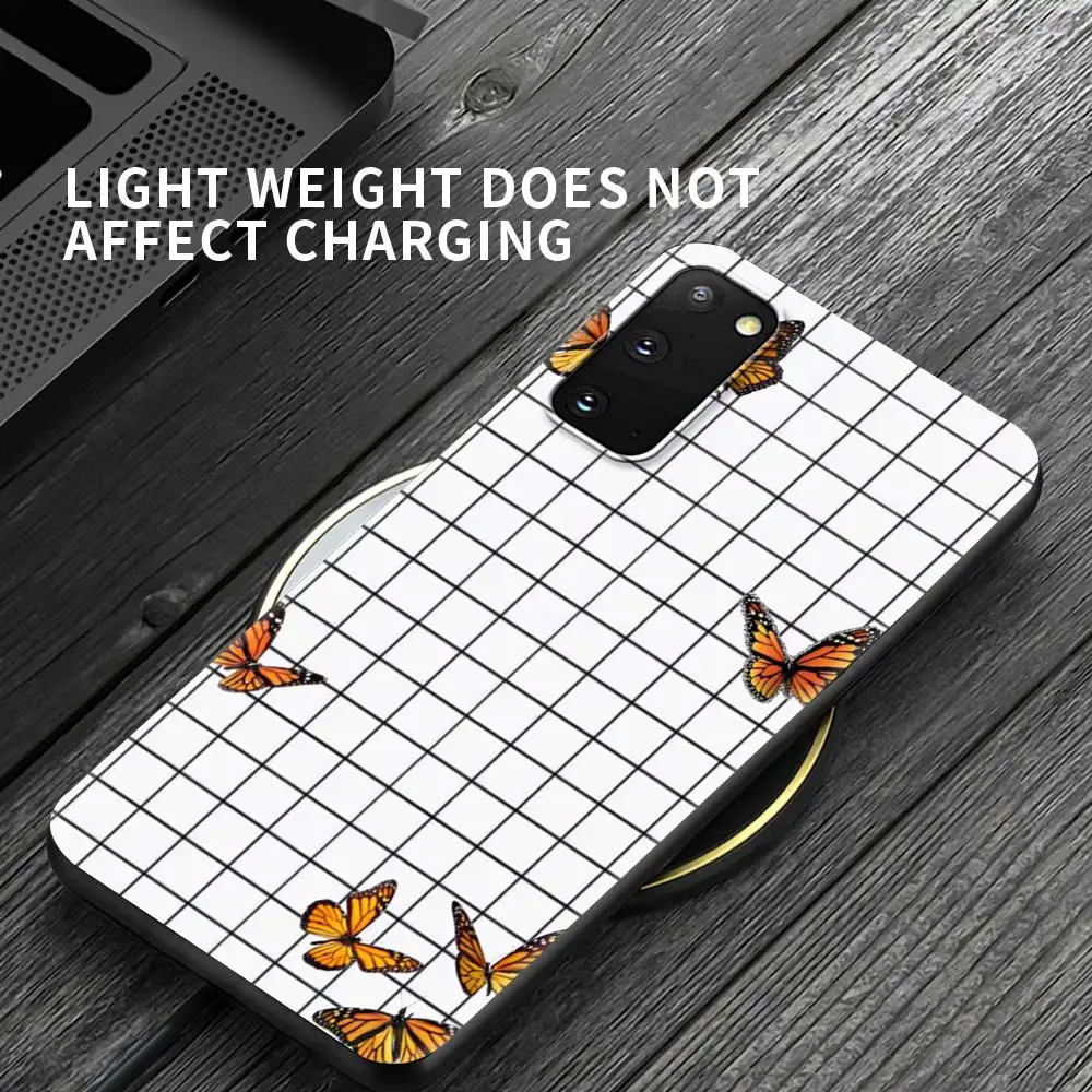 

Blue Red Flame Fire Case For Samsung Galaxy S20 FE S21 S10 S9 S8 Plus Note 20 Ultra 8 9 10 Lite Black Shockproof Fundas