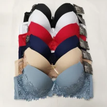 Push up bra para as mulheres sexy roupa interior rendas copo completo lingerie floral underwire íntima feminino bralette ajustado cinta sutiã (2)